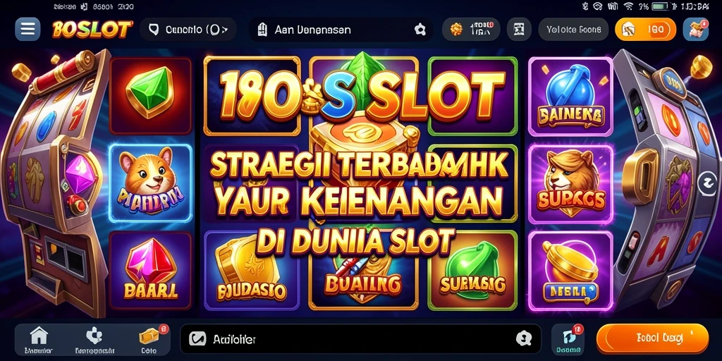Tampilan menarik dari gameplay strategis di 180SLOT.