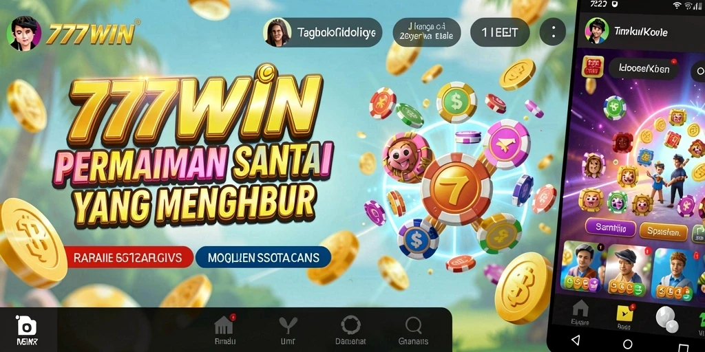 Tampilan gameplay <strong>777WIN</strong> yang penuh warna dan menarik.