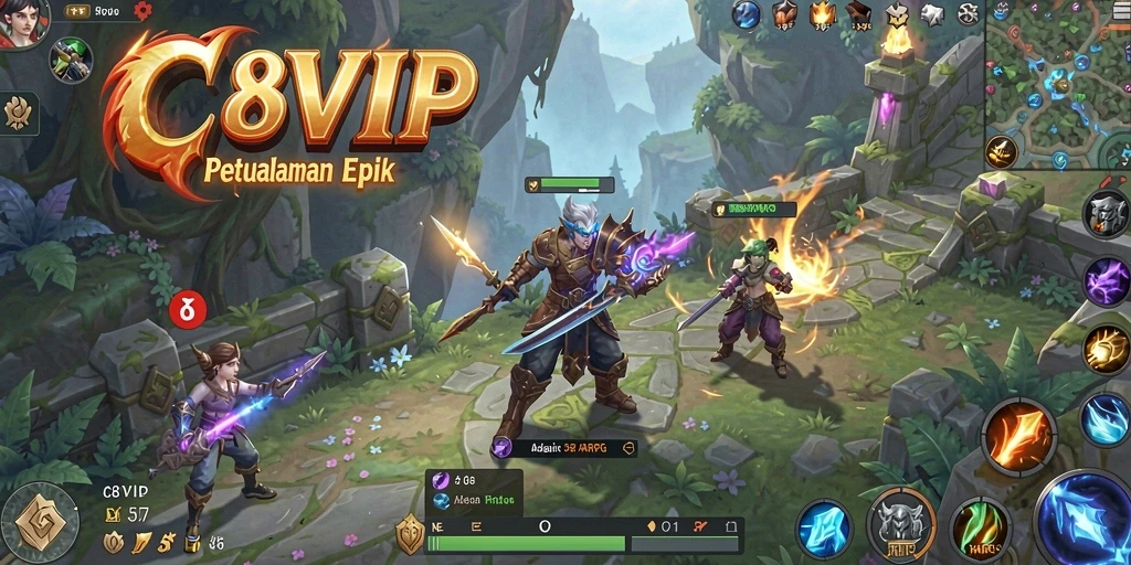 Gameplay mendebarkan dalam dunia ARPG yang luas.