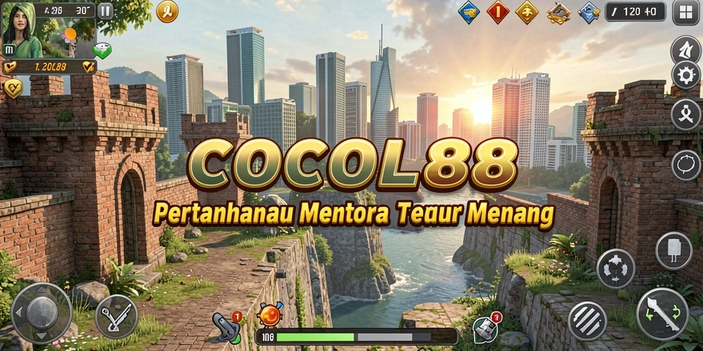 Screenshot COCOL88 menampilkan momen seru dalam gameplay Tower Defense.
