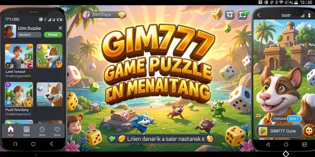 Screenshot gameplay GIM777 menampilkan tantangan puzzle yang menarik.