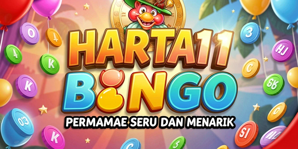 Tampilan utama HARTA11 menampilkan gameplay Bingo yang interaktif dan seru.
