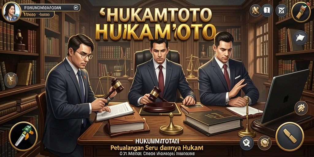 Gameplay HUKUMTOTO dengan grafik menawan dan petualangan menarik.
