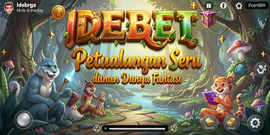 Cuplikan gameplay seru di dunia petualangan IDEBET.