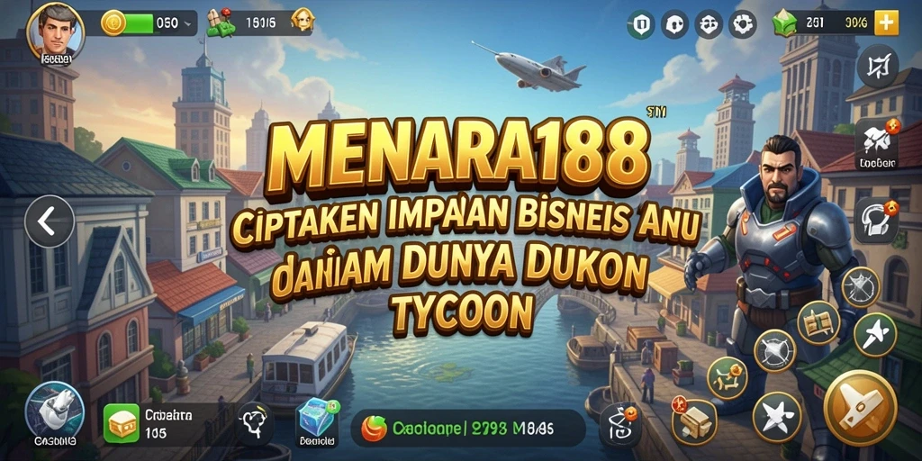 Screenshot MENARA188 menunjukkan aktivitas membangun bisnis yang mendebarkan.