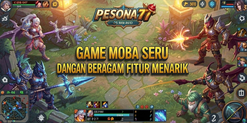 Screenshot PESONA77 menampilkan aksi gameplay menarik dari pertempuran tim.
