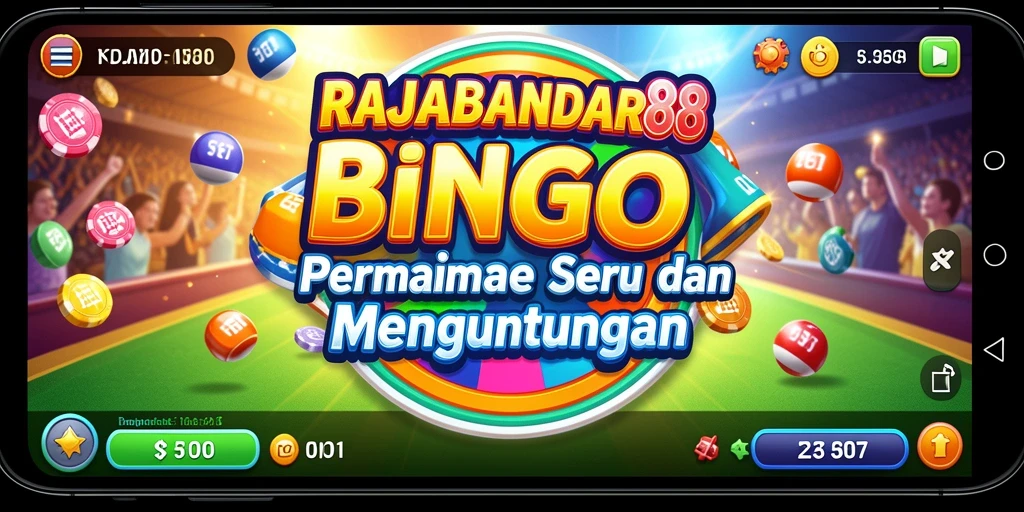 Tampilan menarik dari gameplay Bingo di RAJABANDAR88.
