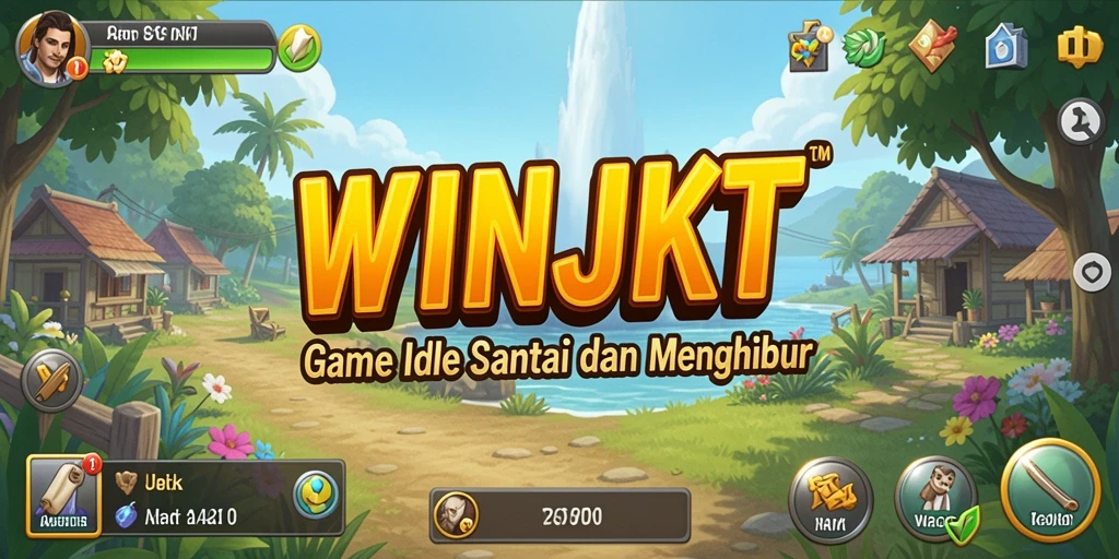 Tangkapan layar gameplay WINJKT menunjukkan aksi seru dalam game Idle.